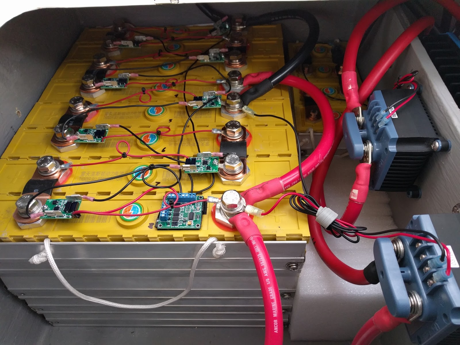 Winston Lithium Batteries Voltage Sensing Relays Wired Installed Strikhedonia