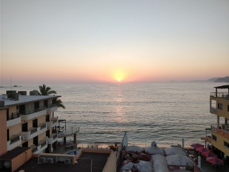 The sunset always attracts attention and claims of a green flash, this night I called b.s. to those claiming to have seen it