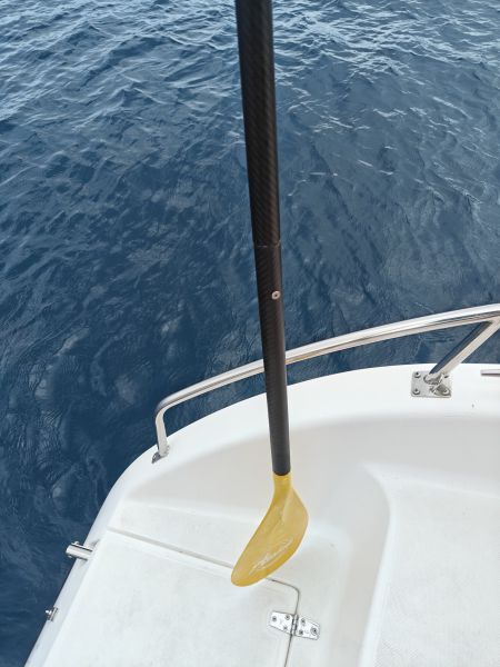 First up, field repair of the broken paddle