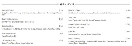 E3 Chophouse