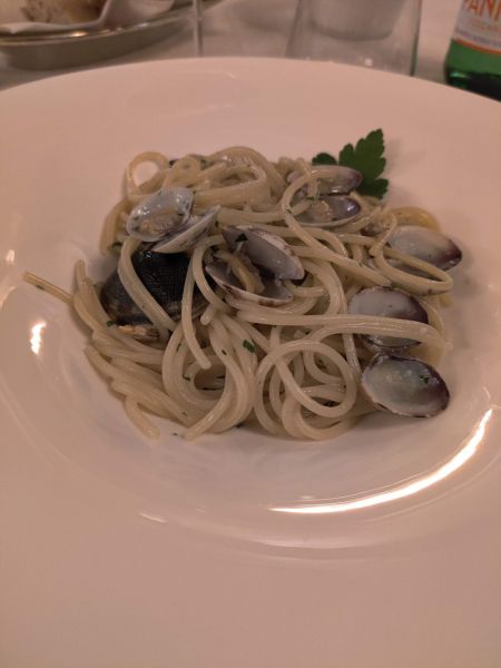 Spaghetti in clams