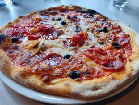 First pizza of the trip!