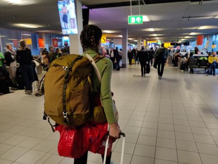 All airports are packed