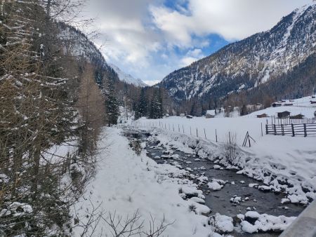 Scenic views on the hike up to the event