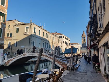 Lots of people out walking around