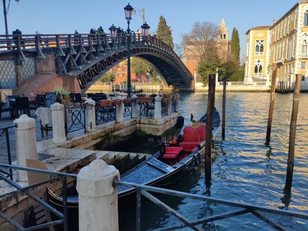 One of the bridges over the Grand canal