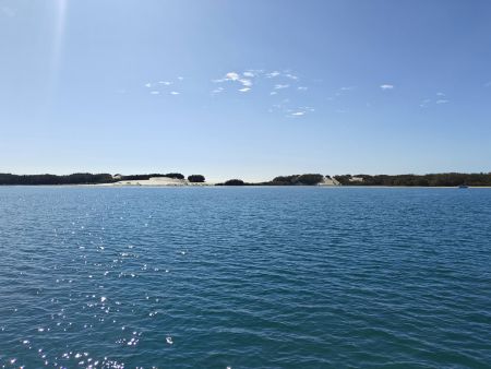Sand dunes from the inland side