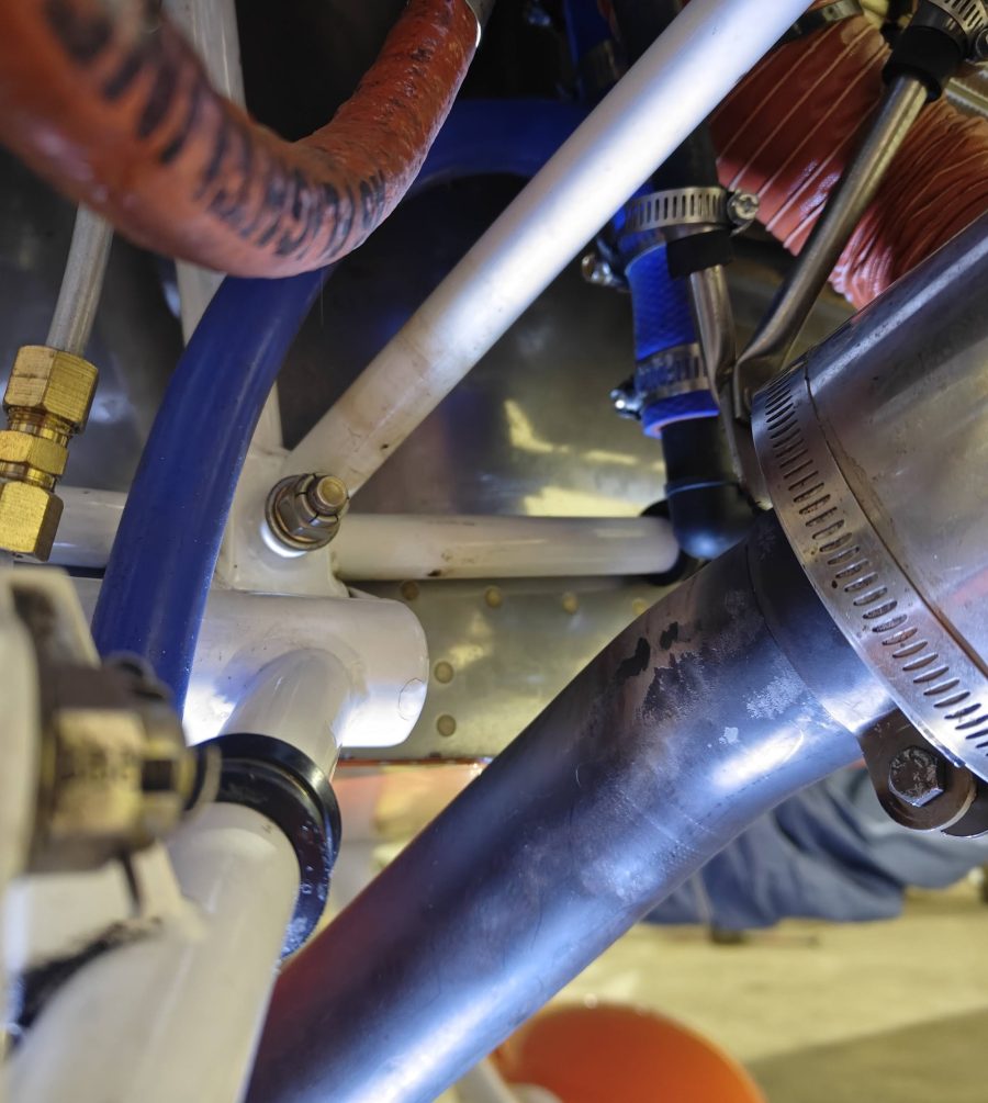 View of the installed assembly