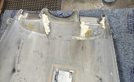 First step was using spray foam to fill the ends of the ramps