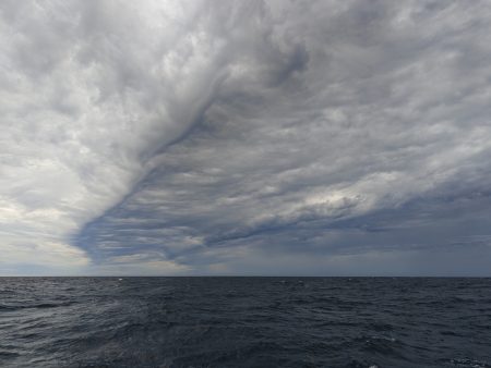 Cold front pushing through