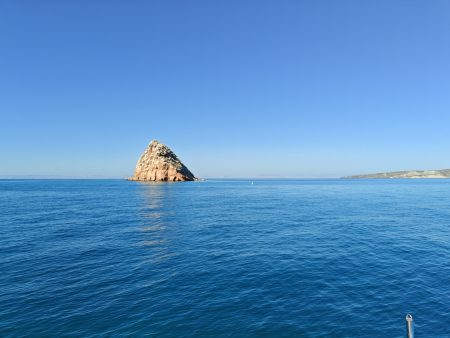 Zigging and Zagging around islands made the trip more interesting