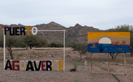 A new sign as folks drive into town