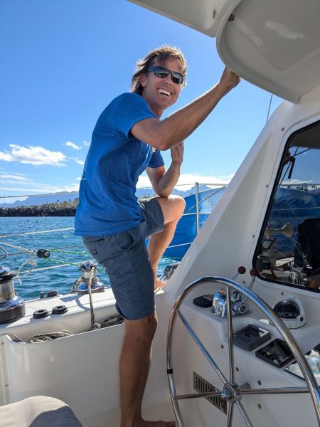 Departing Loreto with big smiles