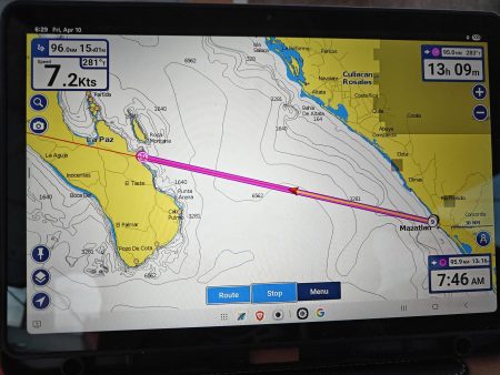 Halfway there at 6:29pm (15 hours)