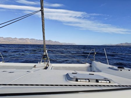 Difficult to see but the windline is approaching