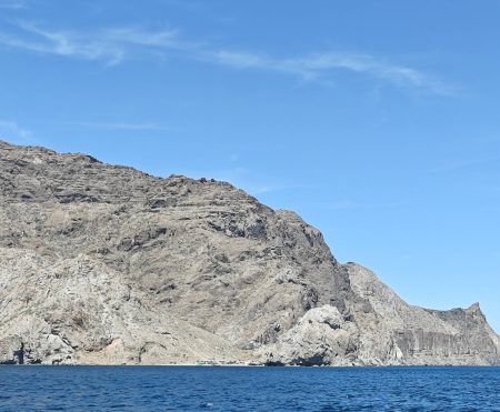 Punta Alta, with a single monohull tucked in