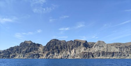 Sticking close to shore made the scenery pop