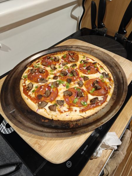 This pizza tasted so good, thanks Jack!