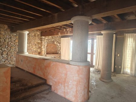 One of the guest rooms