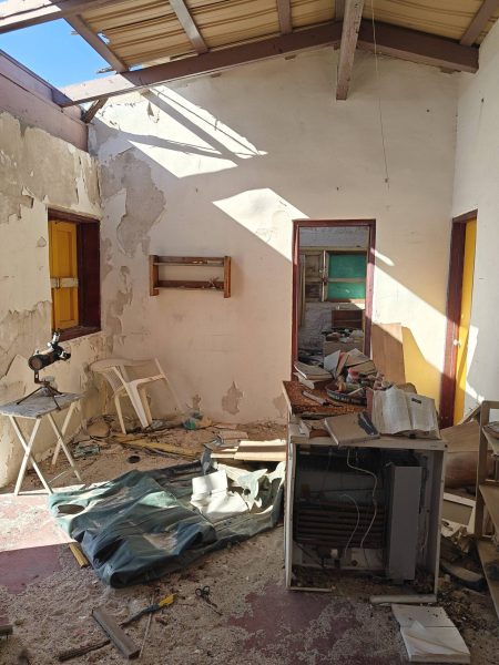 Stuff left, someone went back to the US never to return