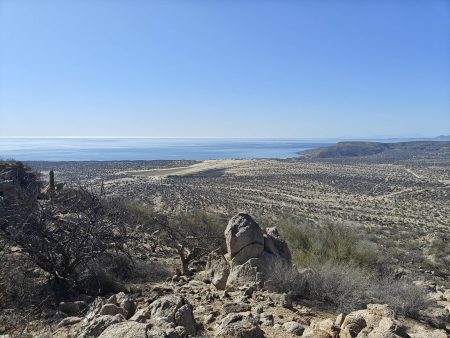 Airstrip and ocean view