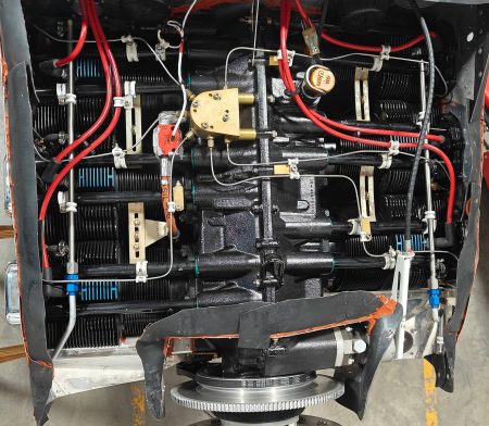 Both rails installed with separate pitot tubes, each supported by a standoff/Adel clamp