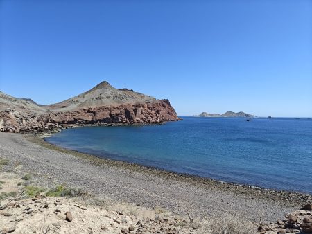 Looking out at the islands that could have caused a shipwreck during the upcoming evening